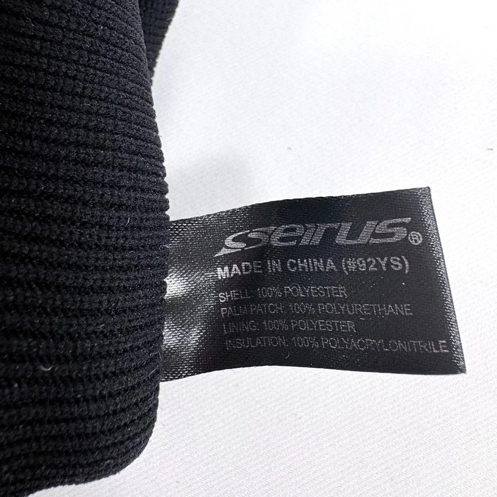 Seirus‎ Heatwave Junior Stash Glove Black Waterproof Insulated 1541 JR/MD